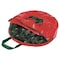 Whitmor Whitmor Black/Red Wreath Storage Bag 17  H X 8 in. W X 1.8 in. D 6129-5349 - alternate 1